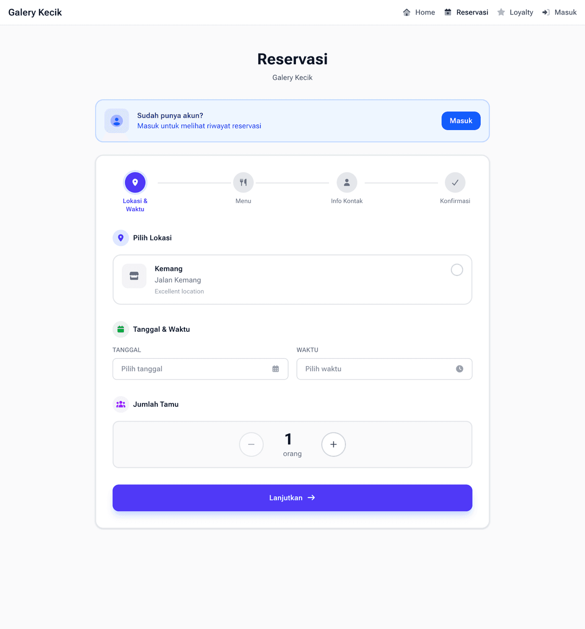 Booking Online